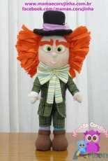 Mamae Corujinha - Mad Hatter - Soft Doll - Portuguese