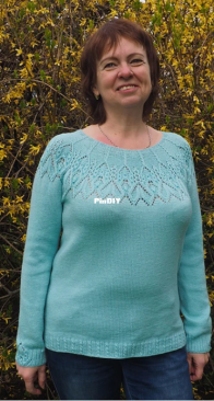 Rodgersia Jumper by Alena Malevitch - Russian