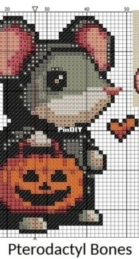 Pterodactyl Bones - Halloween Mouse PCS + XSD