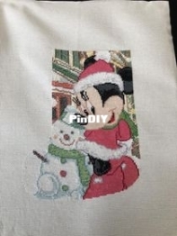 stocking minnie los disenos de inma etsy