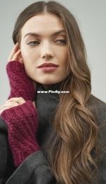 Margot Fingerless Mitts by Georgia Farrell-English,Grman-Free