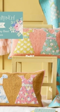 Tilda - Sunday Brunch - My Sunday Best Pillows Pattern -  Free