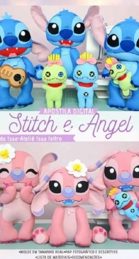 Atelie Issa Feltro - Amanda Issa - Stitch and Angel - Portuguese