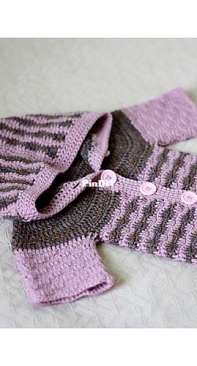 Mon Petit Violon - Vita Apala - Crocheted Soft Merino Cardigan