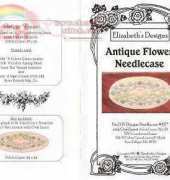 Antique Flowers Needlecase - Elizabeth Designs