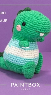 Paintbox Yarns - Irene Strange - Bernard the Dinosaur - Free