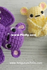 Amigurumi To Go - Sharon Ojala - Cutie Pocket Bat - Free