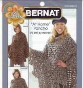 at home poncho  259 FREEBIE Bernat