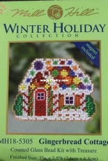 Mill Hill - Winter Holiday Collection MH18-5305 Gingerbread Cottage PCS + XSD