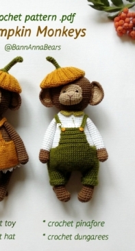 BannAnnaBears Pumpkin monkey