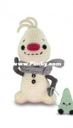 Círculo SA - Maria Handmade Design - Maryangela Alves - Flake the snowman - Floquinho - Portuguese - Free