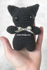 Zoe Creates - Zoe Bartley - Shadow the Miniature Black Cat - Free