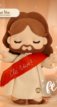 Escola Feltro Criative - Ediane Mayna - Jesus Vive - Portuguese - Free