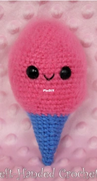 The Left-Handed Crocheter - Jennifer Adams - Cotton Candy