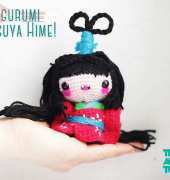 The Sun and the Turtle - Jennifer Ramirez - Kokeshi Kaguya Hime doll - FREE
