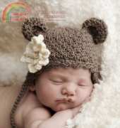 Sunset Crochet and Quilt - Bonnie Potter - Little Bear Hat