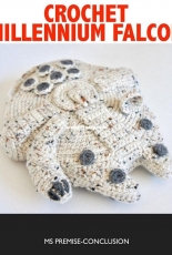 Ms Premise-Conclusion - Emily  - Crochet Millennium Falcon Pattern