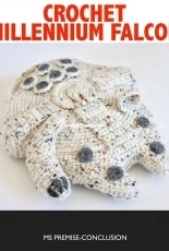 Ms Premise-Conclusion - Emily  - Crochet Millennium Falcon Pattern