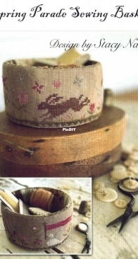 Spring Parade Sewing Basket by Stacy Nash