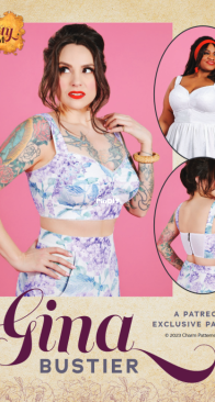 Charm Patterns - Gina Bustier - Size 2-20 / Size 18-34
