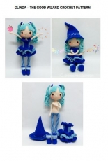 Crochet Garage -Glinda The Good Wizard crochet pattern