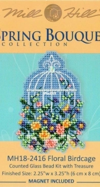 Mill Hill - Spring Bouquet Collection MH18-2416 Floral Birdcage XSD