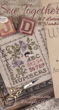 Jeannette Douglas Designs - Sew Together - No.7 Letters and Numbers