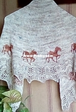 In Memory of Butterfly Kisses Shawl by Denise Holloway-Free