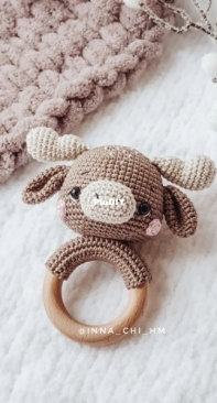 Fairy Toys By Inna Chi - Inna Chibinova - Baby Moose Rattle - English