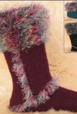 Alpine Boot Slippers - Bev Galeskas - Fiber Trends