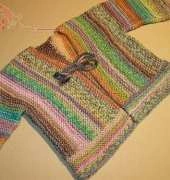 Phazelias ribboned baby jacket by Phazelia