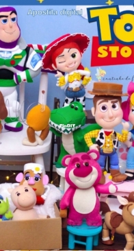 Cantinho do Feltro - Fabiana Cristina - Toy Story - Portuguese