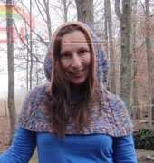 Poncholina by Andrea Craig Knitting for Charity