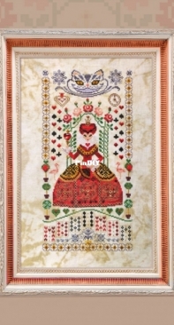 OwlForest Embroidery 0062-KS-E - The Queen of Hearts