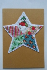 Christmas card from a magazine.