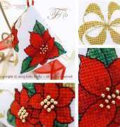Faby Reilly XMAS014-HMBG - Poinsettia & Ribbon Humbug