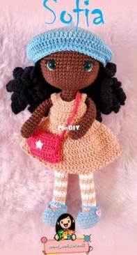 Ana Amigurumi - Anna Amigurumii - Ana Paula Rodrigues - Sofia - Portuguese