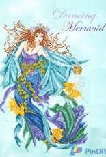Dancing Mermaid by Joan Elliott from Just Cross Stitch May - June 2017 XSD