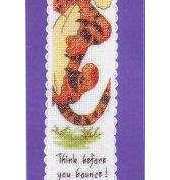 Designer Stitches E65 Tigger Bookmark