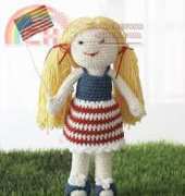 Lily Sugar n Cream -  Lily Born On The 4TH Of July Doll