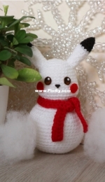 Delinlea - Danielle - Amigurumi Pikachu Snowman - Free