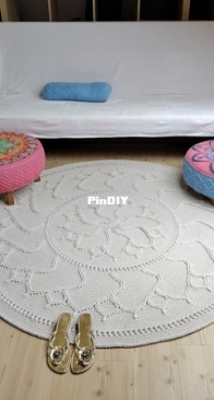 Magic Carpet Studio - Latające Dywany - Lotos Mandala Rug - Free
