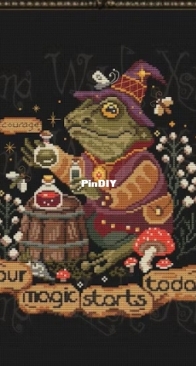 Your magic starts today - mama witch X stitch