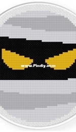 Daily Cross Stitch - Mummy Ball