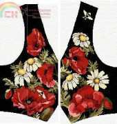 Poppy Vest - Needlepoint