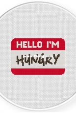 Daily Cross Stitch - I’m Hungry
