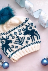 Moosey Slouchy Beanie by Athena Forbes