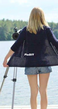 Staring at Stars Cardigan by Alicia Plummer - Russian translated