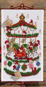 Permin 34-9220 Carousel Christmas Calender XSD
