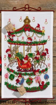 Permin 34-9220 Carousel Christmas Calender XSD
